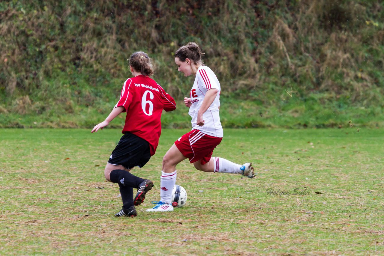 Bild 177 - B-Juniorinnen TuS Tensfeld - TSV Weddelbrook : Ergebnis: 3:1